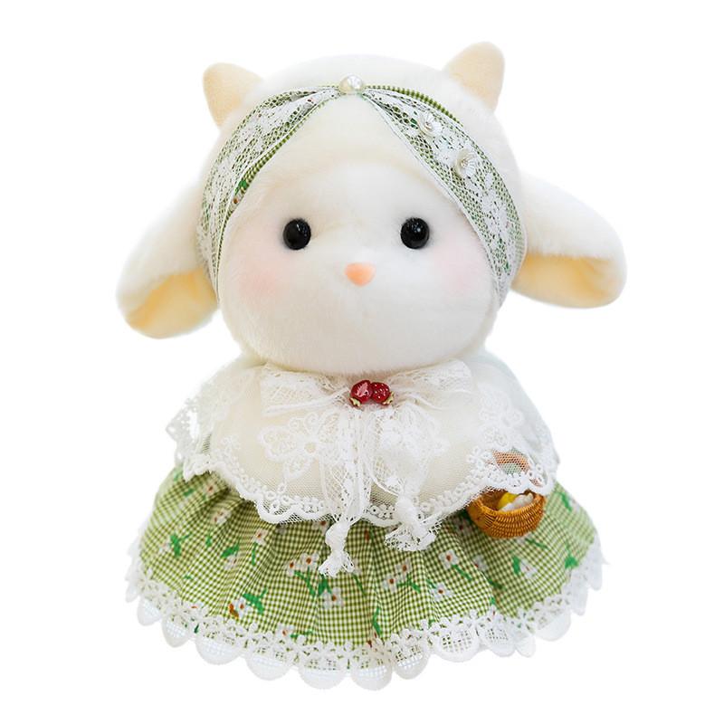 Plush Sheep Keychain With Soft Polyester Fill For Gift And Backpack Decor
