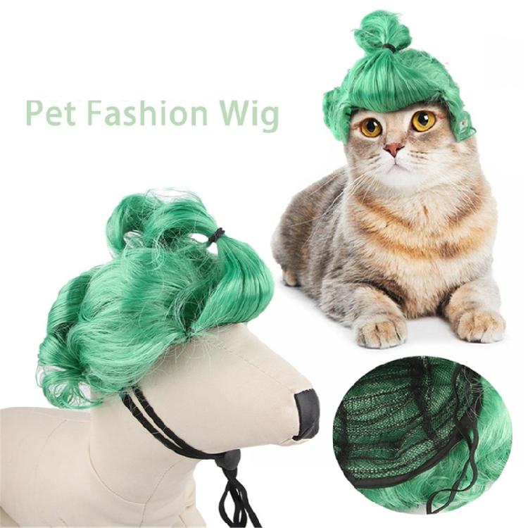 Carnivals Performances Pet Wigs Prank Wigs for Cat Dress up Photography Supplies