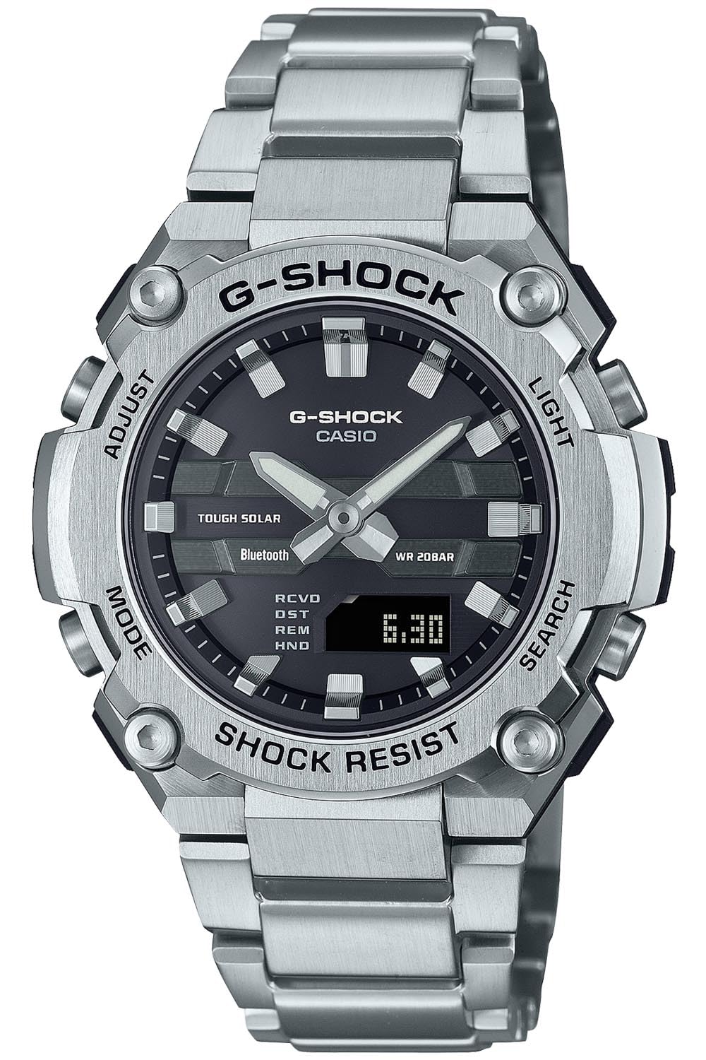 

Годинник Bluetooth оснащений сонячним сріблом [Casio] G-Shock [] G-STEEL GST-B600D-1AJF для чоловіків чорний