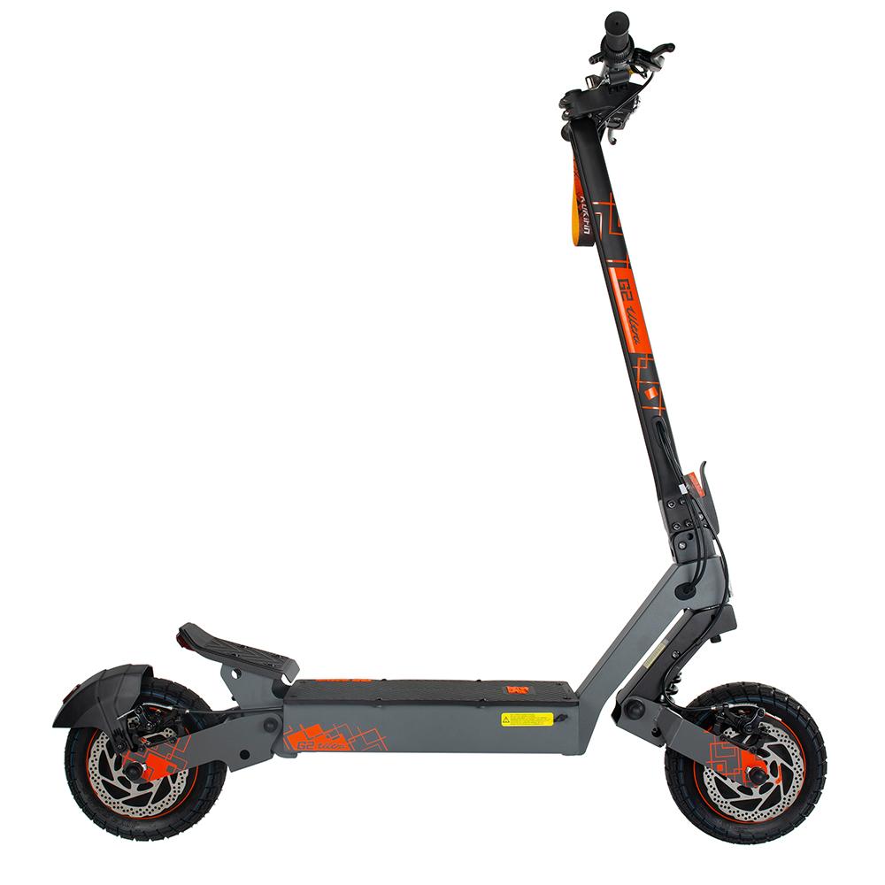 Kukirin G2 Ultra 10-inch 800Wx2 Dual Motor Adult Electric Scooter, 48V 18AH, Maximum Range 55km, Maximum Load 120kg, Black