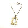 HERMES Accessories Pottery Necklace Porcelain White