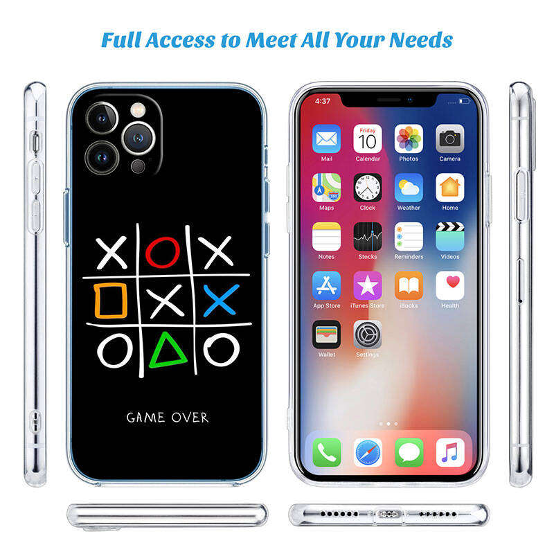 MH63 Game Over Phone Case for Motorola Edge 20 30 S30 40 50 Fusion Lite Plus Pro Neo Ultra One Power Action Macro Hyper Vision Zoom