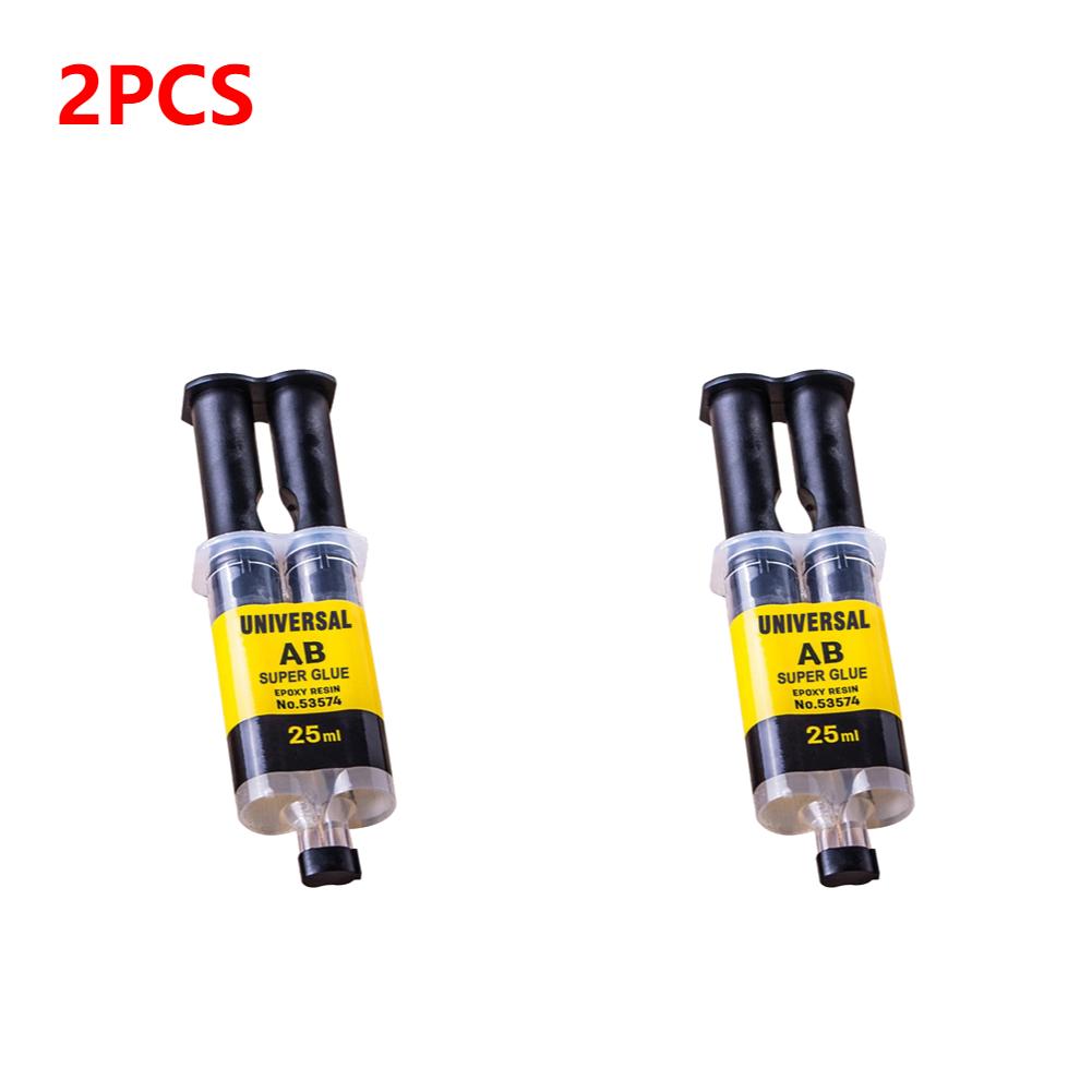 10-1 st 4/25 ml Låda Epoxiharts AB-lim Vattentät Högtemperaturbeständig Allround Reparation Tryckrörslim Träbearbetning