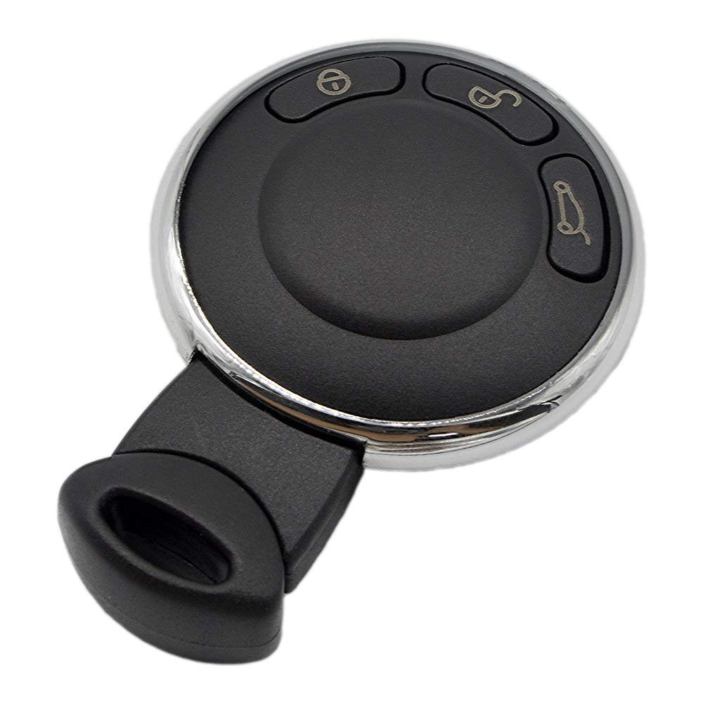 

Запасной чехол с 3 кнопками для смарт-ключа-брелока автомобиля BMW Mini Cooper R55 чёрный