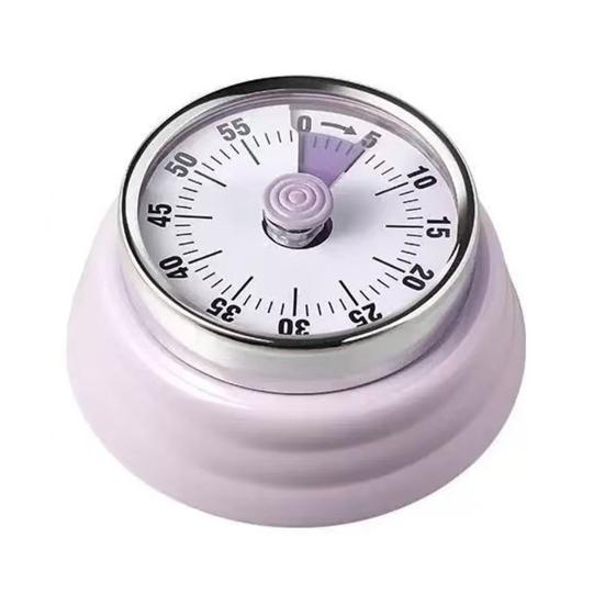 Yousheng Mechanical Kitchen Timer Metal Magnetic Countdown Timer 60-Minute Cooking Timer No Batteries Required Easy Storage Refrigerator Magnet