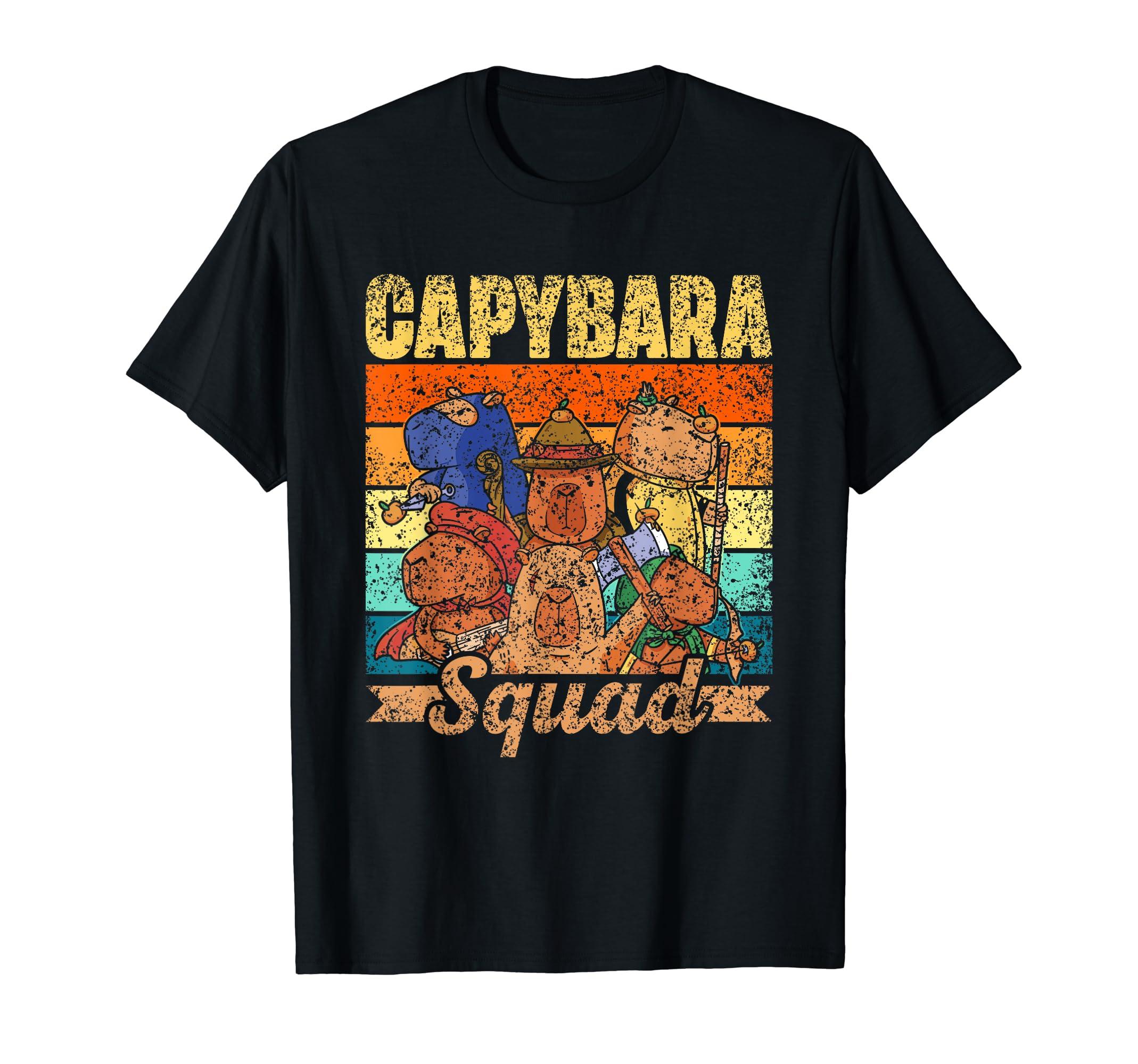 Capybara-san Squad Capybara Mouse Lover Animal Capybara T-Shirt