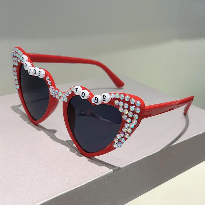 Fashion Candy Color Shades with Crystal Shiny Retro Rimless Star Women Ins Brand Design Sunglasses Chic Beach Sun Glasses