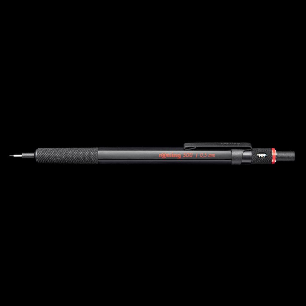 Rotring Mechanical Pencil 500 0.5mm Black 1904725 (Genuine Imported Product)