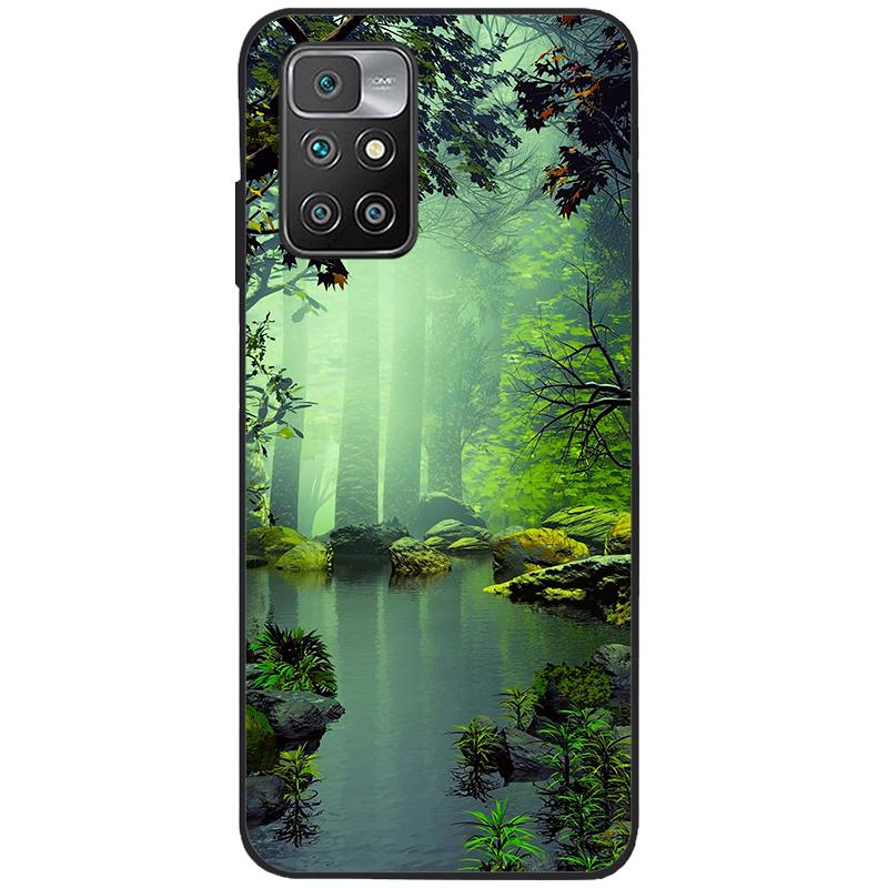 For Xiaomi Redmi 10 Case Silicone Soft TPU Back Cover For Xiaomi Redmi 10 Redmi10 Phone Cases Cute Painted Cover Shockproof Capa