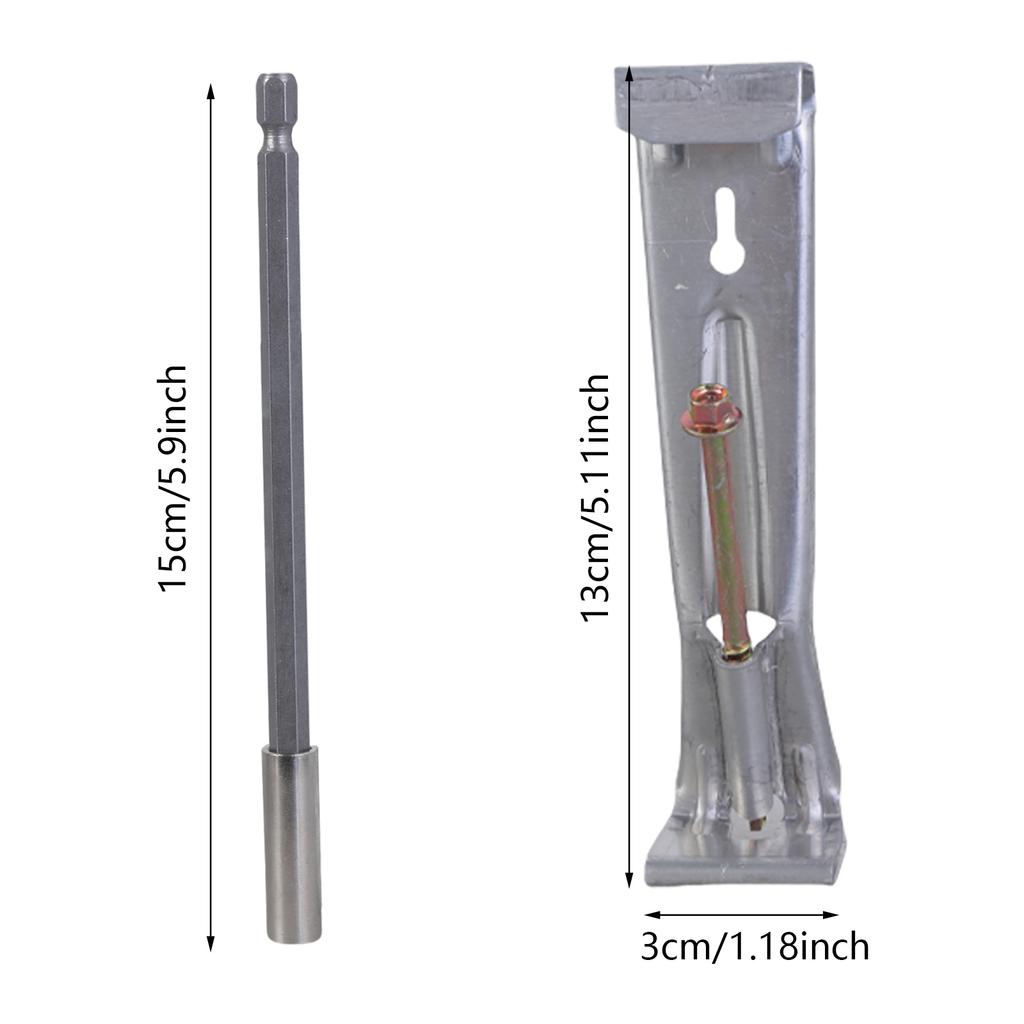 30 Stück Rinnenhänger Schnellschraubklemme Versteckte Halterung für 5 Zoll K-Stil Robuste Aluminiumrinnen Inklusive Sechskant-Bohrer