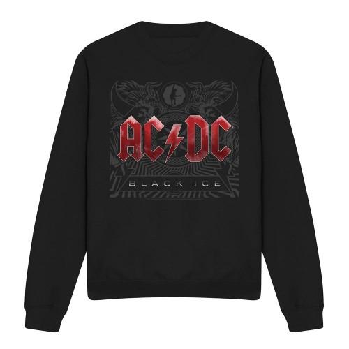 AC/DC Unisex Adult Black Ice Sweatshirt