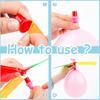 3/6Pcs DIY Flying Balloon Helicopter | Outdoor Flight Model with Spiral Propeller Creative Handmade Crafts & Party Favors
