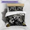 3pcs Duvet Cover Set (1*Duvet Cover + 2*Pillowcase, Without Core), The Nightmare Before Christmas Print Bedding Set, Bedroom Decor, All‑Season, Birthd