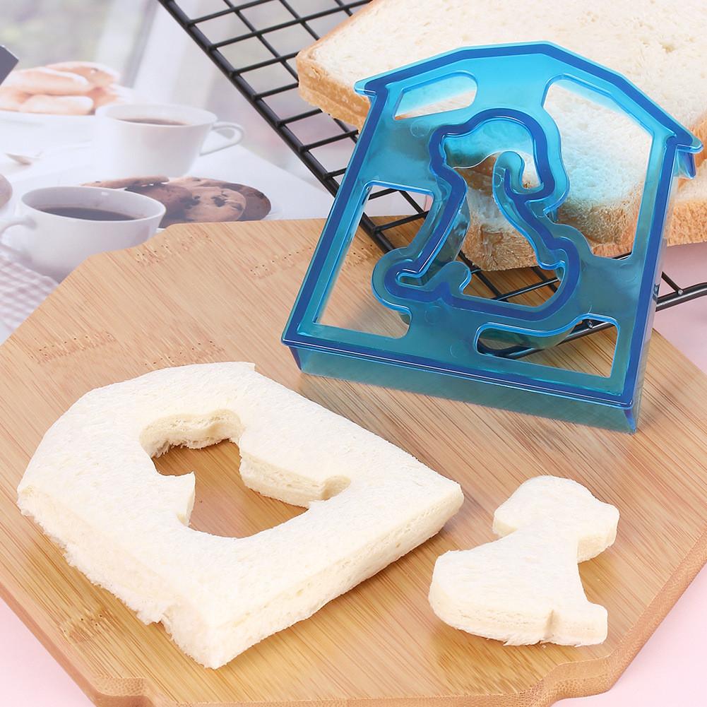 

Sandwich Diy Bread Crust Cutter Moulds Cute Bento Mold Plastic Kitchen Tools Dog