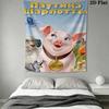 Charming Piglet and Charlotte Pattern Home Decor Tapestry, Wall Hanging, Decorative RV Wall Cloth.XGT0914447