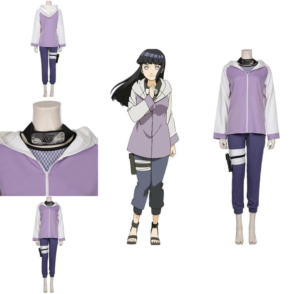 Hinata Teenage Adult Cosplay Clothes Full Set Made With Soft Polyester Fabric**