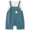 Balabala Boys' Sleeveless Overalls Two-Piece Set