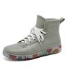 Fashion Men's Sports Shoes Rain Boots Round Toe Rainboots None Ankle Tassel Boots Men's Rain Shoes Botines Para Hombres Zapatillas Male