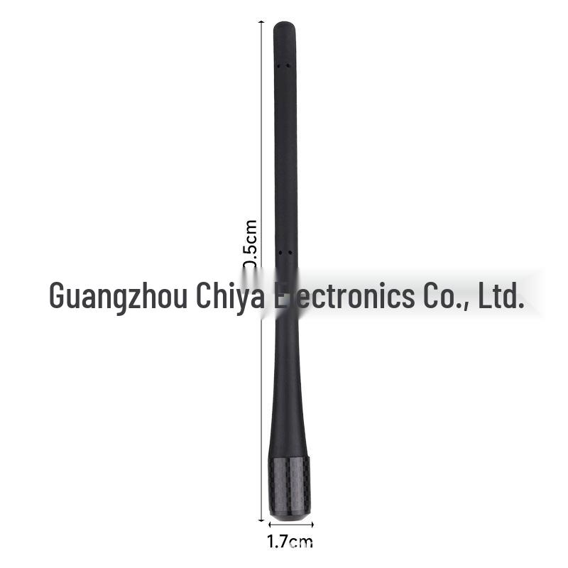 Antenna Radio per Auto in Fibra di Carbonio, AM/FM, Spirale 18cm, Universale, Segnale Forte, Design Elegante