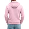 Men's Zip-Up Hooded Sweatshirt Jacket with Long Sleeves for Casual Wear