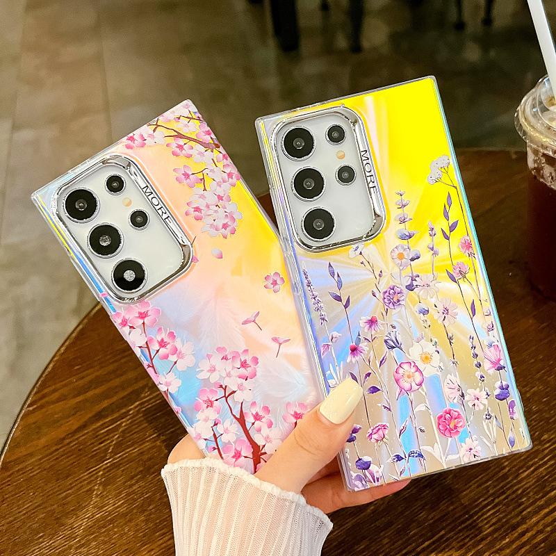 Geeignet für Samsung S24ultra Handyhülle Imd Bunt S25plus Galvanisiert Laser A55 5G Schutzhülle