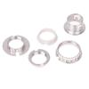 10Pcs G9 Lamp Holder Ring, M20 Lamp Shade Bracket Adapter Ring, Metal Lamp Shade Ring, G9 Lamp Shade Reduction Ring
