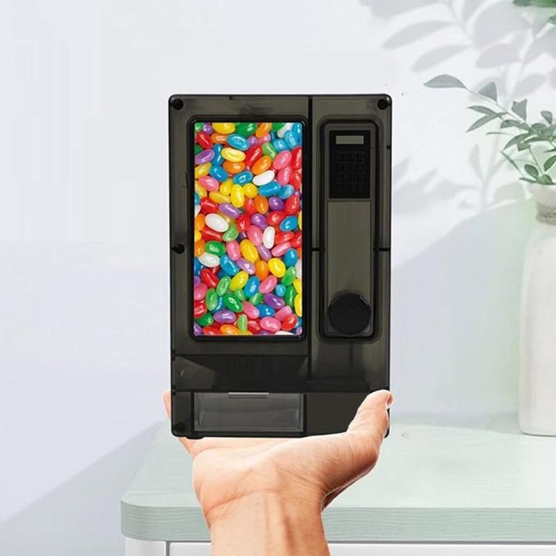 Plastic Candy Machine Toy Small Vending Machine For Children Treats Sweet Storage And Kids Room Decoration Shelf Display