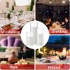 Glass Cylinder Vases Clear Cylinder Candle Holders for Slim Pillar Candles Wedding Centerpieces Wedding Candle Holders