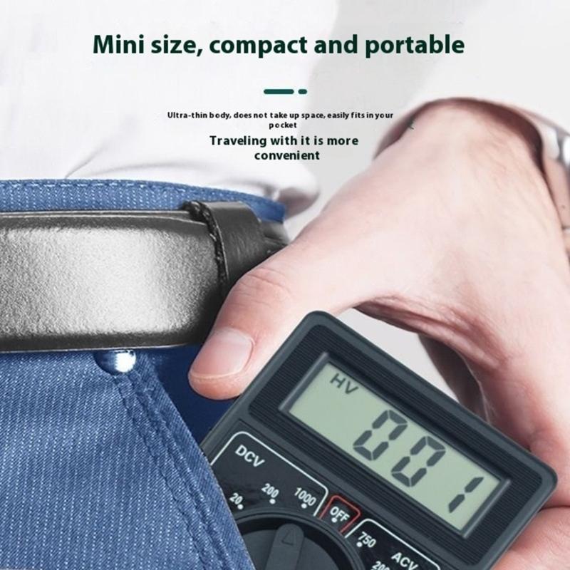Digital Multimeter Auto Ranging with LCD Display Electrical Meter for Electric Current Resistance Diode Triode Testing