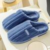 Jie Liya Plush Cotton Slippers: Non-Slip, Warm Indoor & Outdoor Wear for Men & Women - Perfect for Autumn & Winter