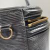 LOUIS VUITTON Epi Cannes Vanity Handbag black Women used