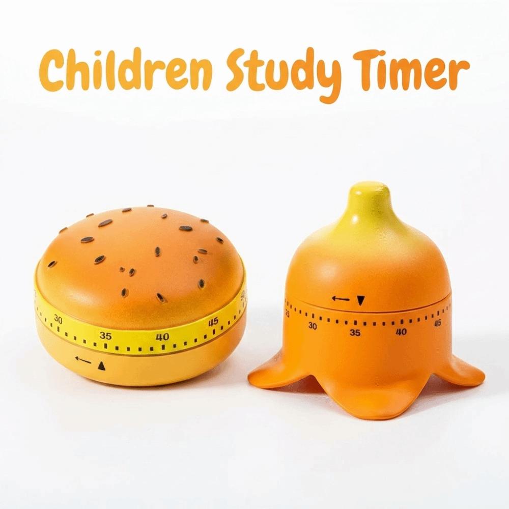 60 Minutes Countdown Alarm Clock Cartoon Mechanical Timer Children Study Timer  Kids/Adult