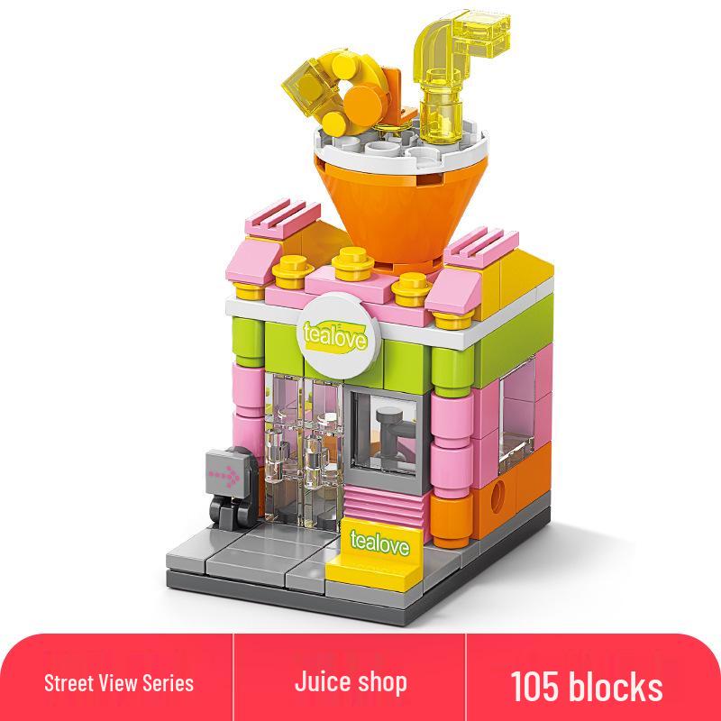 Lele Brothers Compatible Building Blocks: Educational Interlocking House Model for Kids