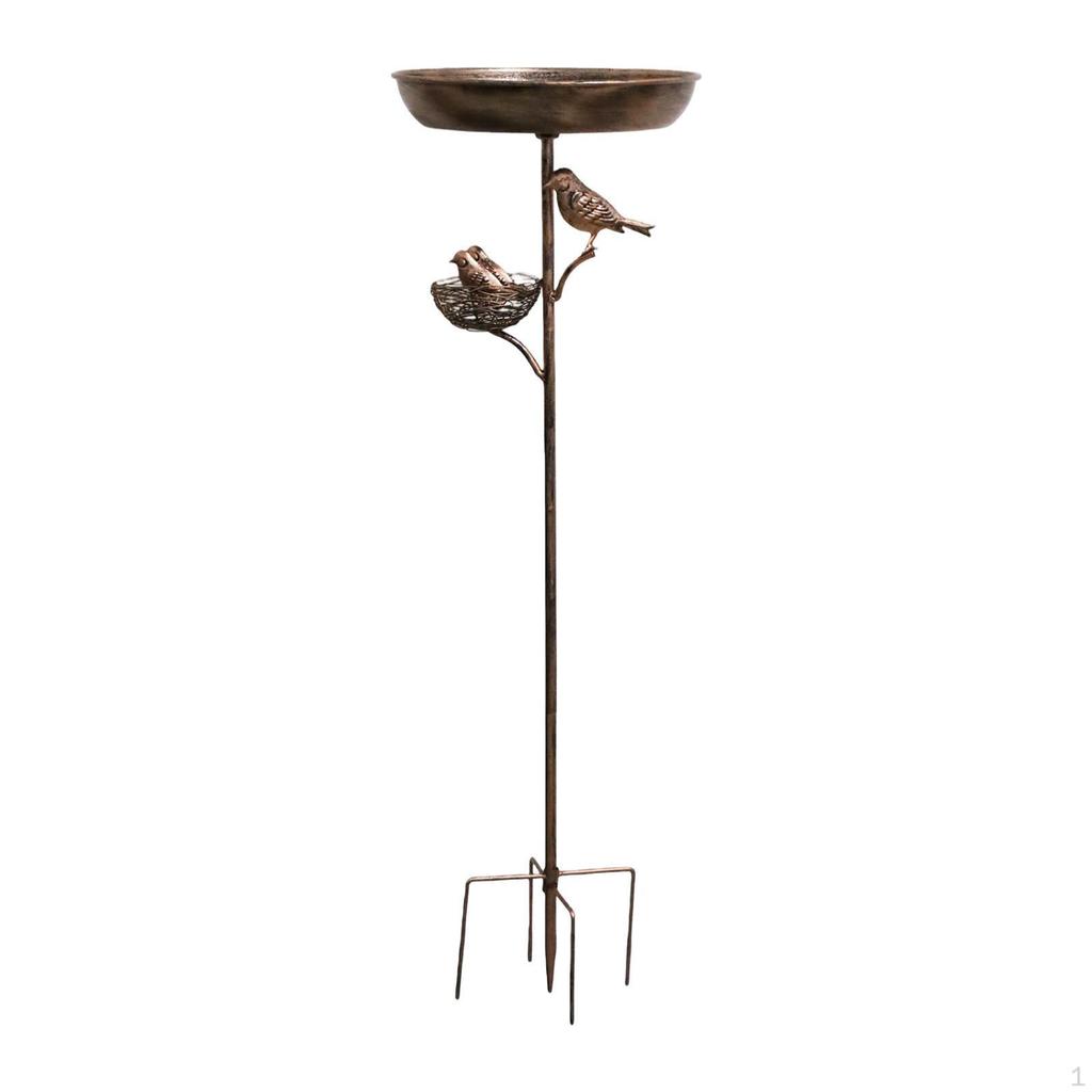 Bath Bowl Bird Feeder Tray Decorative Birdbath for Birds Drinking Yard