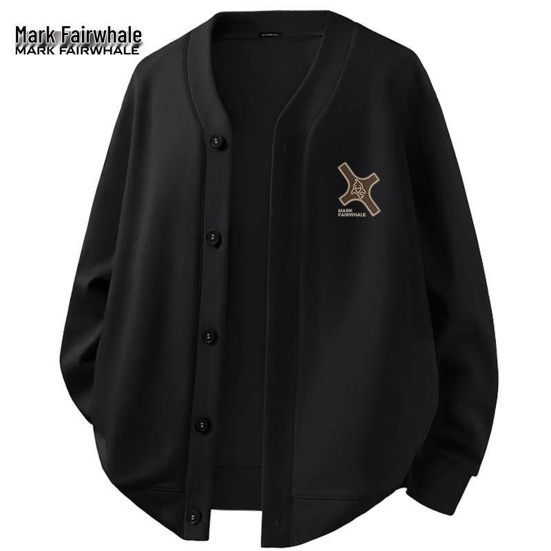

Mark Fairwhale Men s Autumn 2025 Trendy V-Neck Cardigan Sweatshirt 2XL