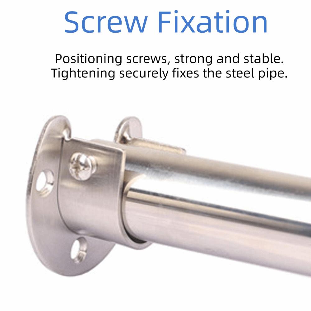 Tube Hook Flange Seat Fixed Fixing Hardware New Curtain Rod Hook Hardware Accessories