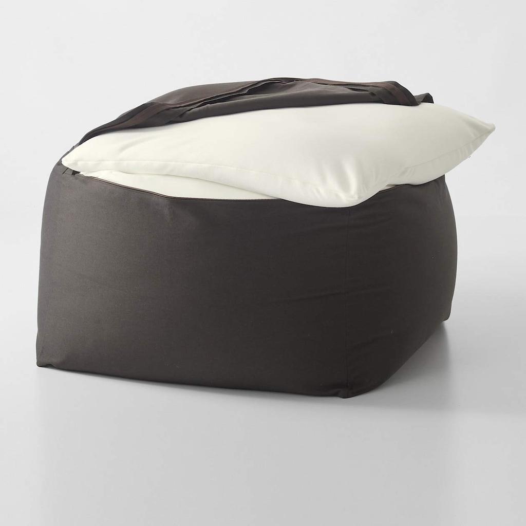 MUJI Body-Conforming Sofa Replacement Cushion, Polyester, 1kg, 82960501