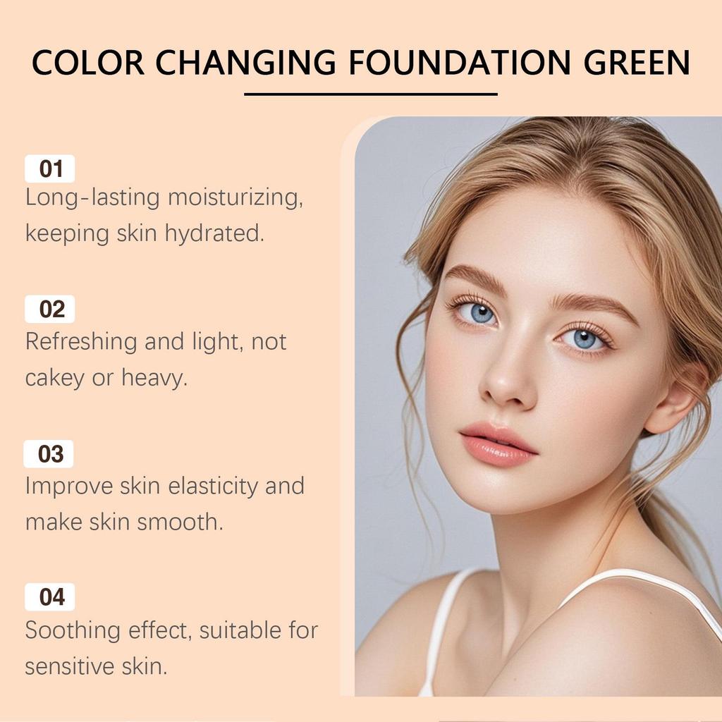 Zephoco Color-Changing Hydrating Matte Foundation Cream