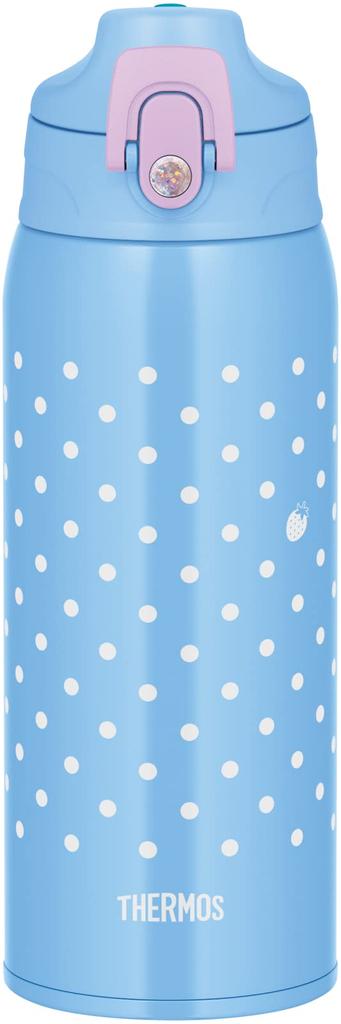 Thermos Vacuum Insulated Water Direct with for Suitable for Commuting to BLP 2-Way Bottle, 0.8L/0.83L, Blue/Pink, Drinking, Cup, Children,
