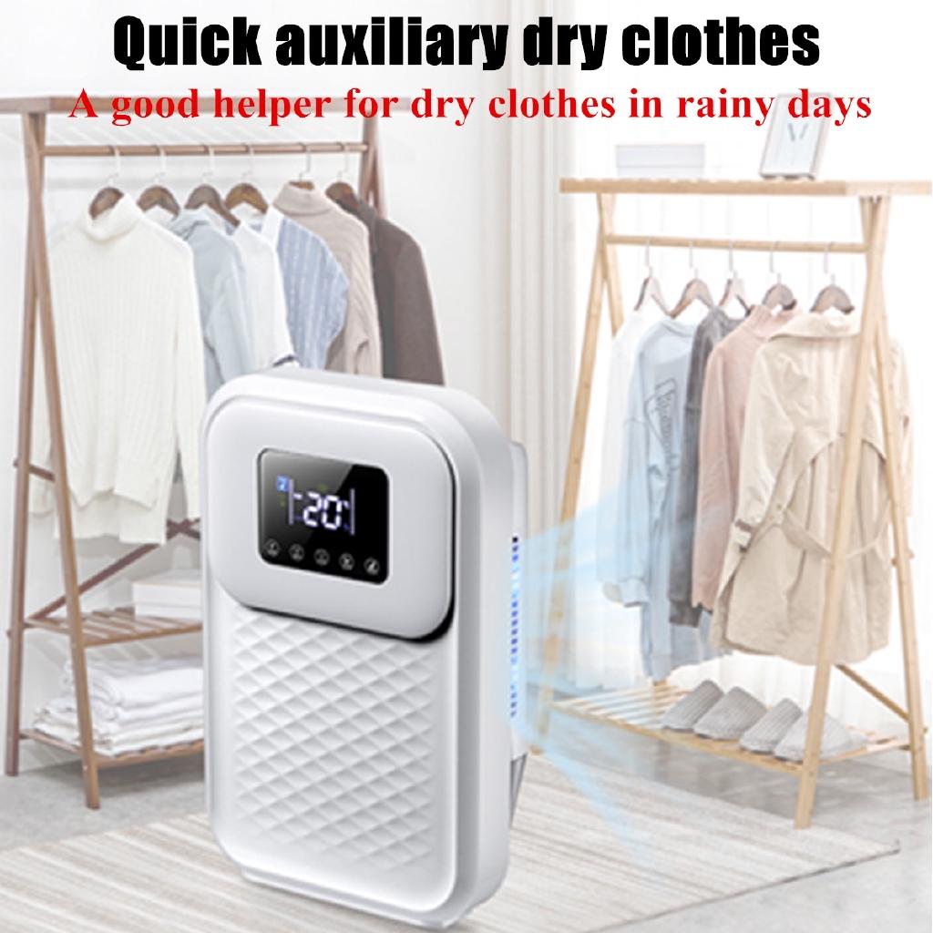 90W Mute Dehumidifier Moisture Absorber Indoor Dryer Air Basement LED Smart Touch Remote Control Timing External Water Pipe