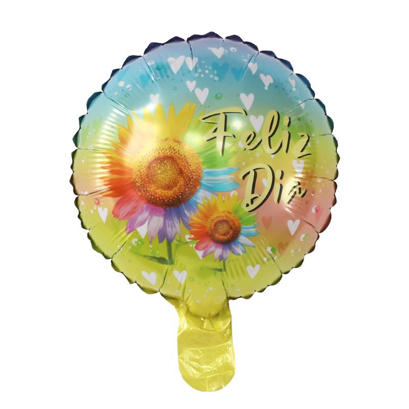 10Pcs Feliz Cumpleaños Día AIr Globos 10inch Colorful Mini Spanish Happy Birthday Foil Balloons Home Party Decorations Kids Gift