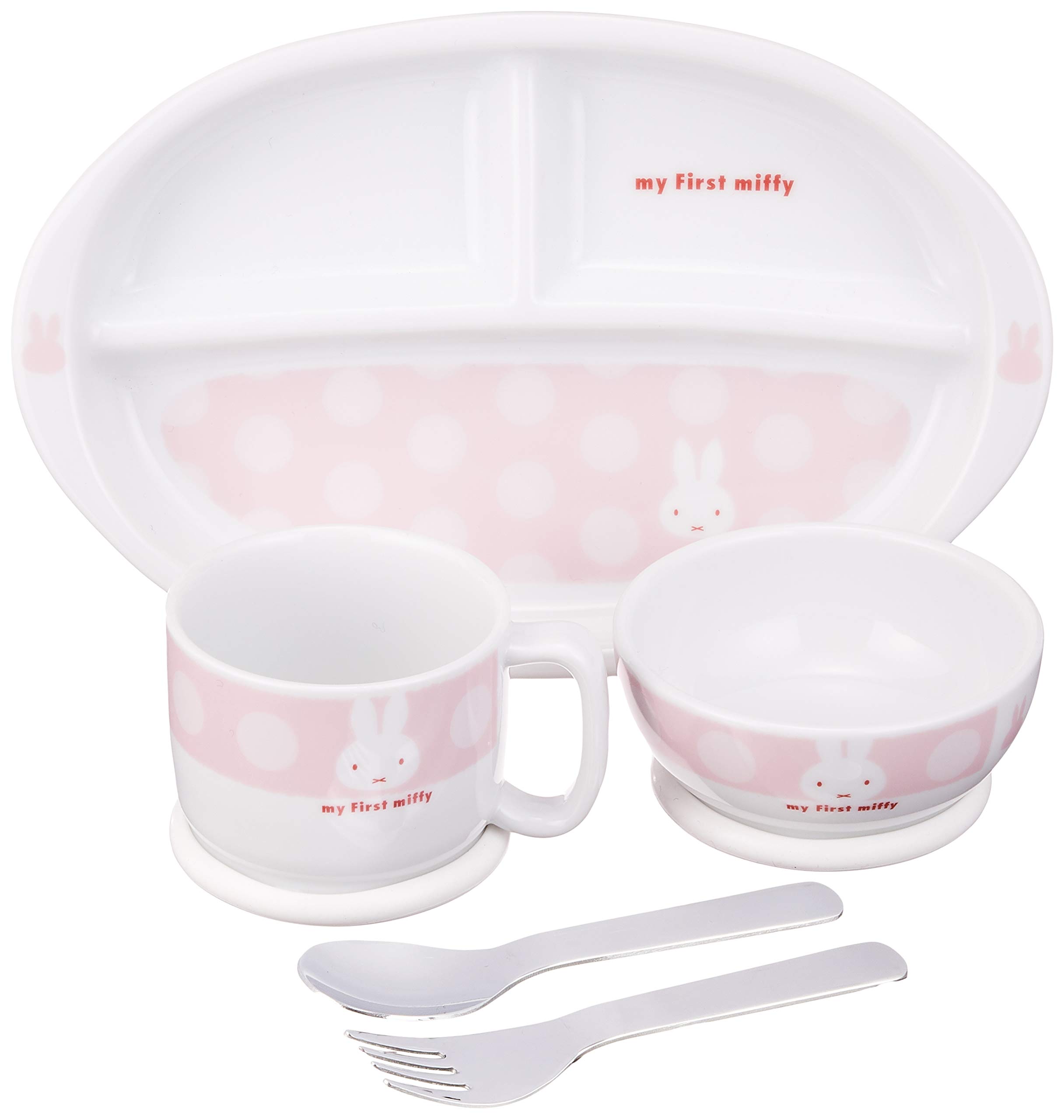 

Dick Bruna My First Miffy 5-Piece Weaning Set for Children, Pink, 407752