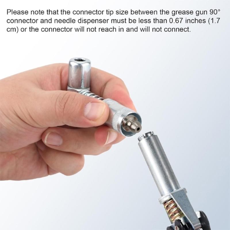 Złącze Smarownicy Adapter Szybkozłączny Wtryskiwacze Smaru Z Elastycznym Wężem Przedłużającym do Miejsc Trudno Dostępnych