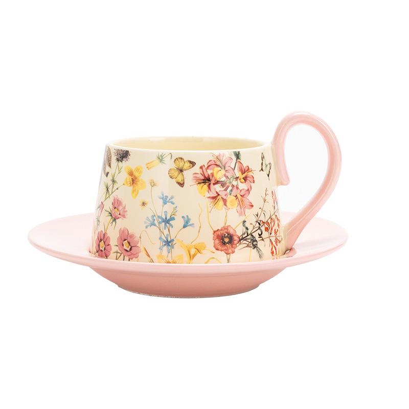 Deluxe Coffee Cup & Saucer Gift Set - Perfect for Birthdays Approx. 240ML