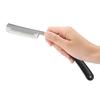Stainless Steel Barber Razor Classic Straight Blade Razor Folding Shaving Hair Clipper