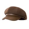 Windproof Painter Octagonal Cap Vintage Panama Cap Fashion Winter Beret Hat  for Women