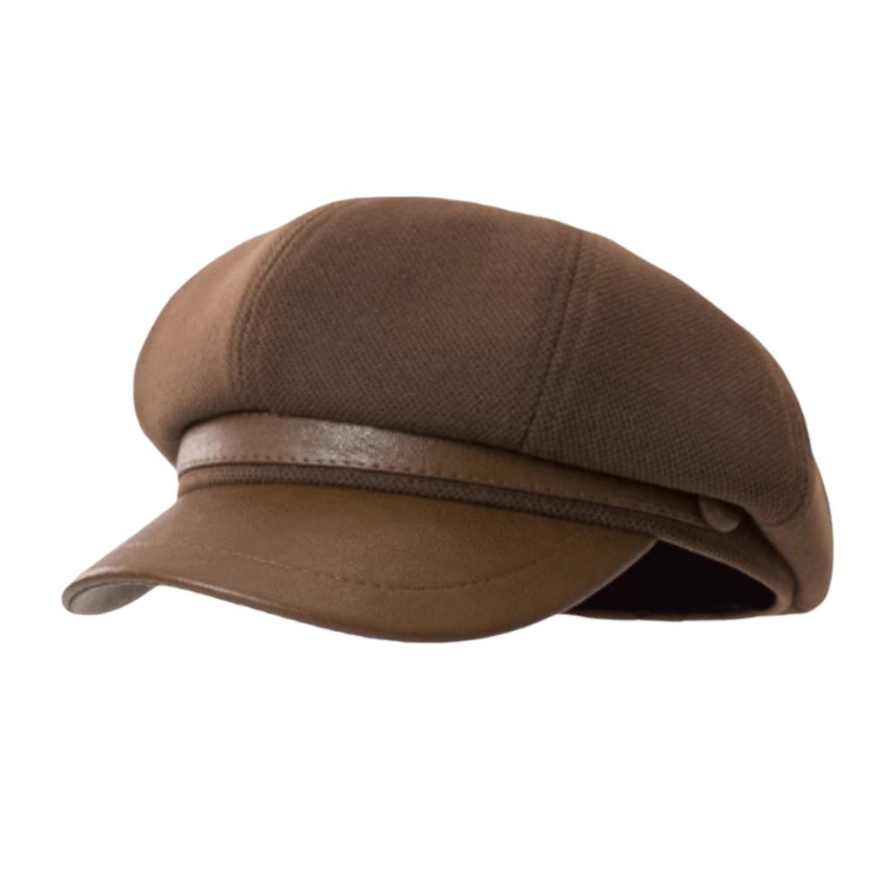 Windproof Painter Octagonal Cap Vintage Panama Cap Fashion Winter Beret Hat  for Women