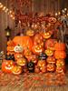 Luminous Halloween Pumpkin Lantern Decoration - Large Outdoor Display for Shopping Malls and Events