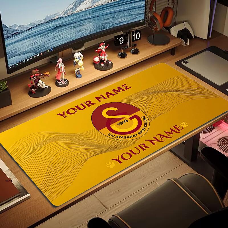 Galatasaray S.K Print Cushion Non-slip Laptop Tablet Big Mousepad XXL Mat Mini PC Playmat With Lock Edge