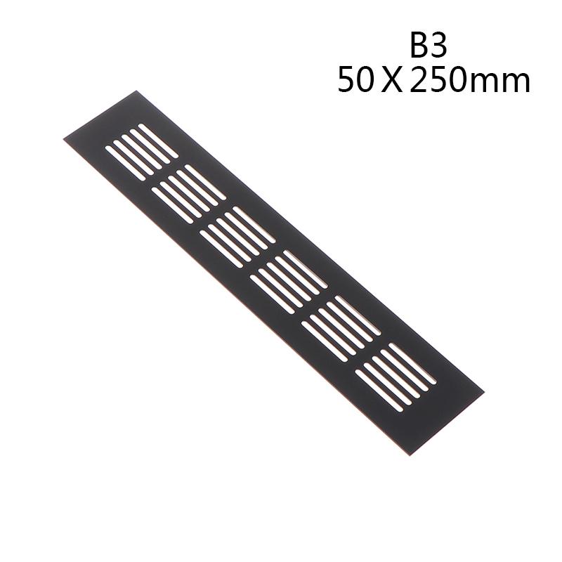 Parts Accessories Household Air Vent Grille Wall Ventilation Cover Wardrobe 50*100-600mm Aluminum For Cupboard